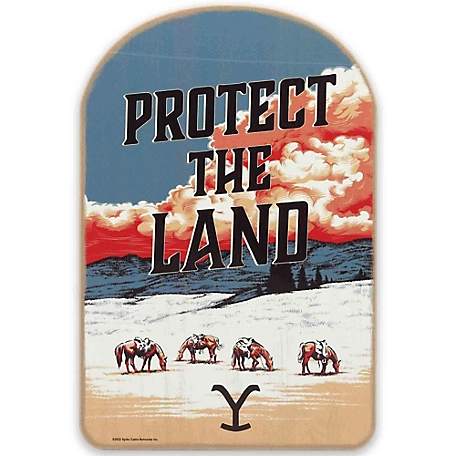 Open Road Brands Yellowstone Protect the Land Scenic Wood Wall Decor, 90213264