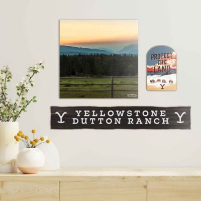 Image showing  Yellowstone Protect the Land Scenic Wood Wall Decor, 9.8 in. x 14.7 in.