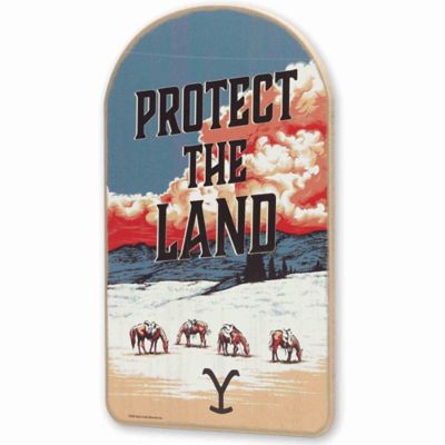 Image showing  Yellowstone Protect the Land Scenic Wood Wall Decor, 9.8 in. x 14.7 in.