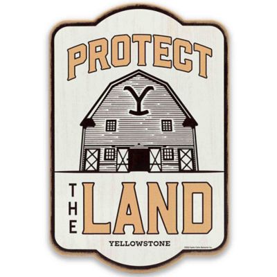 Open Road Brands Yellowstone Protect the Land Barn Wood Wall Decor, 90213259