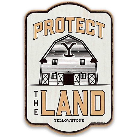 Open Road Brands Yellowstone Protect the Land Barn Wood Wall Decor, 90213259