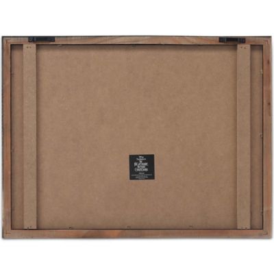 Image showing  The Nightmare Before Christmas Halloween Town Map Framed Canvas Wall Decor, 16 in. x 12 in.