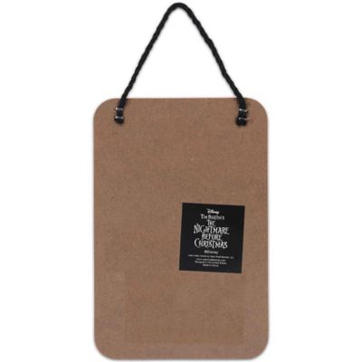 Image showing  The Nightmare Before Christmas Jack Skellington Is Back Hanging Wood Wall Decor