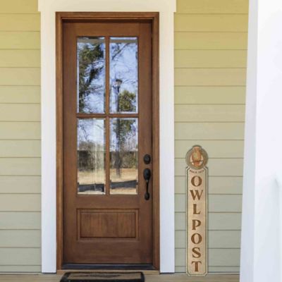 Image showing  Harry Potter Owl Post Vertical Porch Leaner Wood Wall Decor