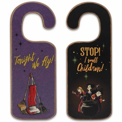 Open Road Brands Hocus Pocus Double-Sided Wood Door Hanger