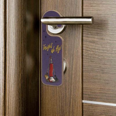 Image showing  Hocus Pocus Double-Sided Wood Door Hanger