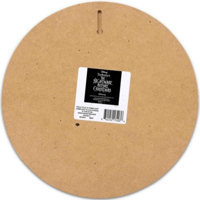 Image showing  The Nightmare Before Christmas Zero Round Wood Wall Decor, 11.25 in. x 11.25 in.