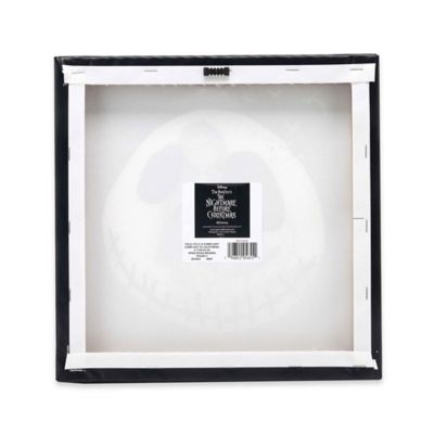 Image showing  The Nightmare Before Christmas Skull Shadow Canvas Wall Decor, 12 in. x 12 in.