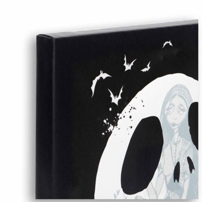 Image showing  The Nightmare Before Christmas Skull Shadow Canvas Wall Decor, 12 in. x 12 in.