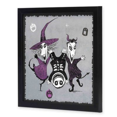 Image showing  The Nightmare Before Christmas Lock, Shock, & Barrel Framed Wood Wall Decor, 90215621