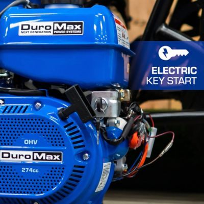 Image showing 5 th DuroMax 274cc 1 in. Shaft Recoil/Electric Start Engine