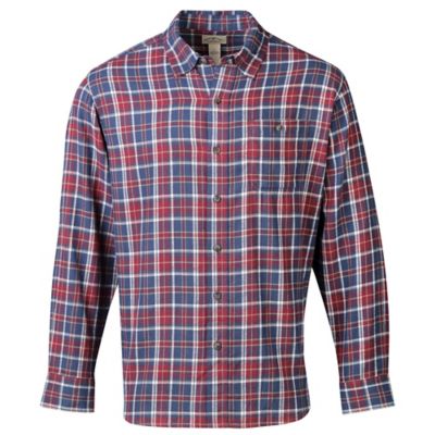 Blue Mountain Long-Sleeve Button Down Plaid Flannel Shirt Nice fitting flannel long sleeve