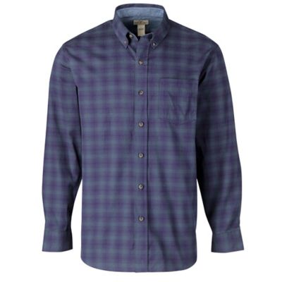 Blue Mountain Long Sleeve Oxford Shirt