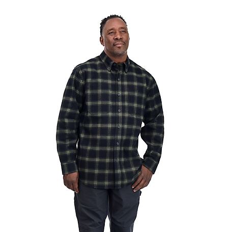 Ridgecut Men's Long-Sleeve Heavy Flannel Shirt