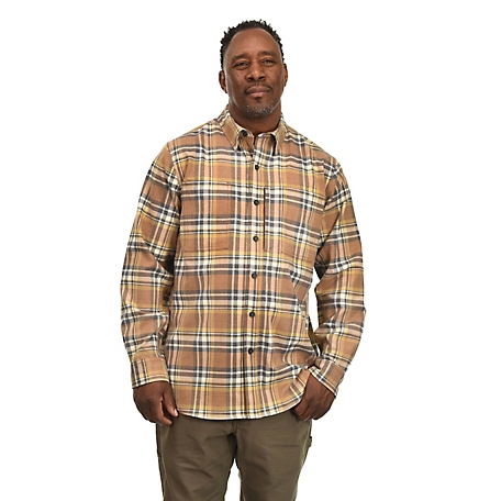 Ridgecut Men's Long Sleeve Perforated Flannel Shirt