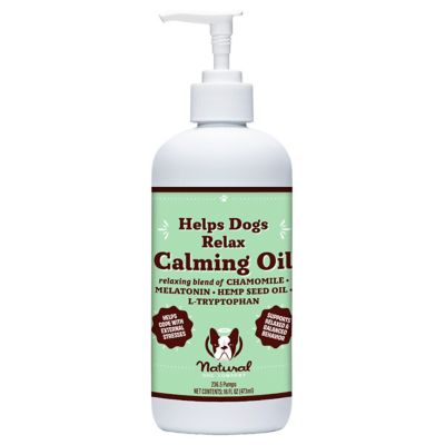 Natural Dog Company Calming Oil Supplement for Dogs, 16 oz.