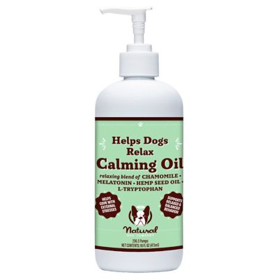 Natural Dog Company Calming Oil Supplement for Dogs, 16 fl. oz.