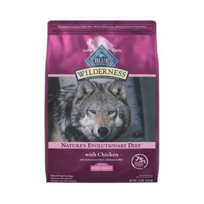 Blue Buffalo Wilderness High Protein Small Breed Adult Dry Dog Food plus Wholesome Grains, Chicken