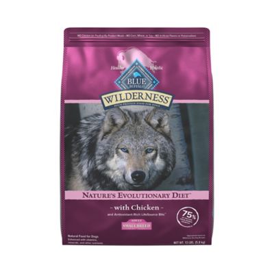 Blue Buffalo Wilderness Small Breed Adult High-Protein Chicken and Wholesome Grains Recipe Dry Dog Food