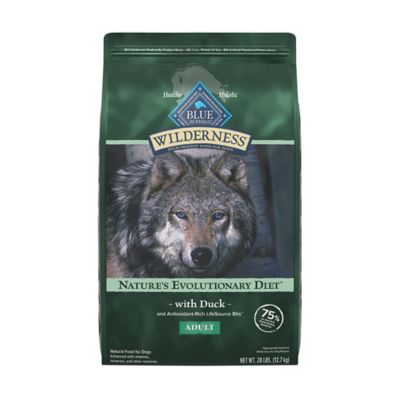 Blue Buffalo Wilderness High Protein Natural Adult Duck and Wholesome Grains Recipe Dry Dog Food, 28 lb. Bag [This review was collected as part of a promotion