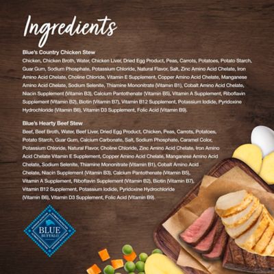 Image showing 5 th Blue Buffalo Blues Stew Adult Hearty Beef and Country Chicken Dinner Variety Pack Wet Dog Food, 12.5 oz., 6 pk.