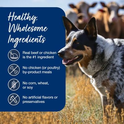 Image showing 6 th Blue Buffalo Blues Stew Adult Hearty Beef and Country Chicken Dinner Variety Pack Wet Dog Food, 12.5 oz., 6 pk.