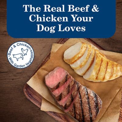 Image showing  Homestyle Recipe Adult Chicken and Beef Dinner Pate Variety Pack Wet Dog Food, 12.5 oz., 6 pk.