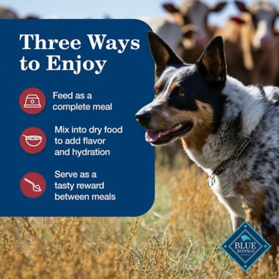 Image showing 7 th Blue Buffalo Homestyle Homestyle Recipe Adult Chicken and Beef Dinner Pate Variety Pack Wet Dog Food, 12.5 oz., 6 pk.