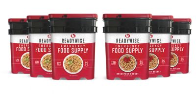 ReadyWise Breakfast and Entree Emergency Survival Food Kit, 720 Servings