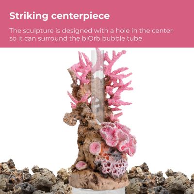 Image showing  30L Pink Ocean Aquarium Decor Set