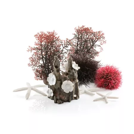 biOrb Red Forest Decoration Set Aquarium Decor