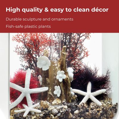 Image showing  Red Forest Aquarium Decor Set