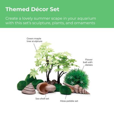 Image showing  Summer Aquarium Decor Set