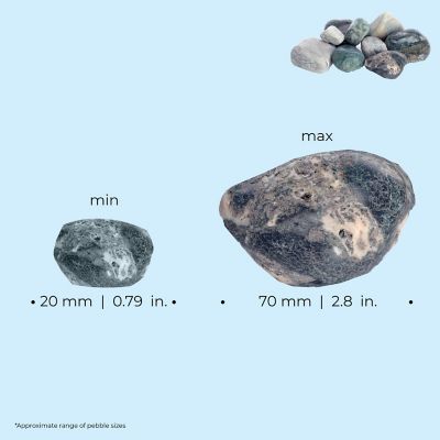 Image showing  Green Marble Pebble Set
