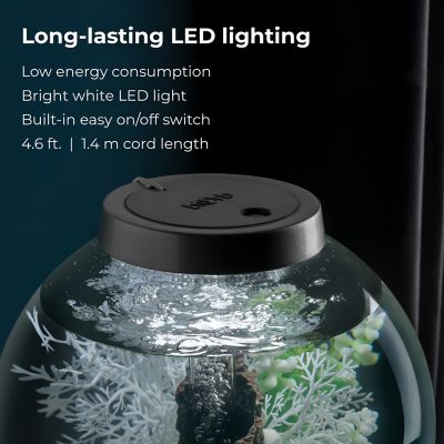 Image showing 5 th biOrb Classic 15 Round Aquarium with Standard Light, 4 gal., Black