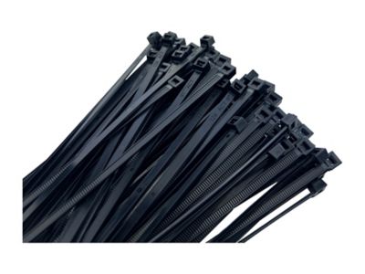Image showing  11 in. Heavy-Duty Nylon Cable Ties, 100-Pack