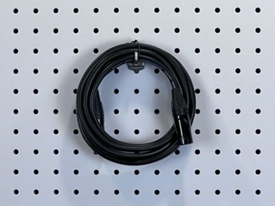 Image showing 5 th Triton Products 1-1/8 in. Single Rod 90 Degree Bend Stainless Steel Pegboard Hook for 1/8 in. and 1/4 in. Pegboard, 3 Pack