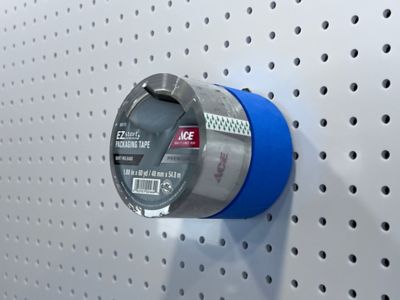 Image showing  4 in. Single Rod 30 Degree Bend Stainless Steel Pegboard Hook for 1/8 in. and 1/4 in. Pegboard, 3 Pack