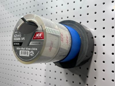 Image showing  8 in. Single Rod 30 Degree Bend Stainless Steel Pegboard Hook for 1/8 in. and 1/4 in. Pegboard, 2 Pack