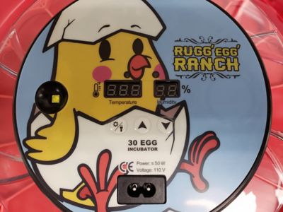 Image showing 6 th Rugg EGG Ranch 30-Egg Capacity Incubator, Red