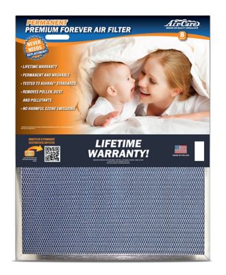 Air-Care Premium Permanent Washable AC Furnace Filter, 10 in. x 24 in. x 1 in.
