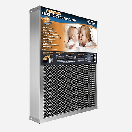 Air-Care Premium Permanent Washable AC Furnace Filter, 16 in. x 25 in. x 4 in.
