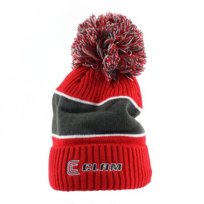 CLAM Red Pom Hat