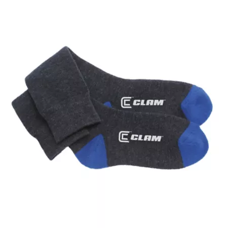 CLAM Men's Merino Wool Blend Socks 1 Pair Men's Crew Socks