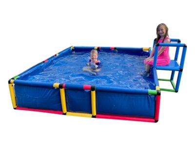 Funphix Build 'N' Splash Buildable Swimming Pool - Outdoor Building Toy Pool, Ball Pit, Sandpit, FP-SWP-1