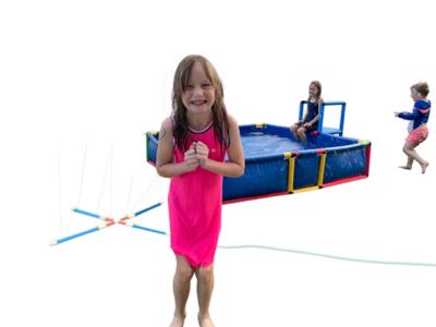 Image showing  Build 'N' Splash Buildable Swimming Pool - Outdoor Building Toy Pool, Ball Pit, Sandpit, FP-SWP-1