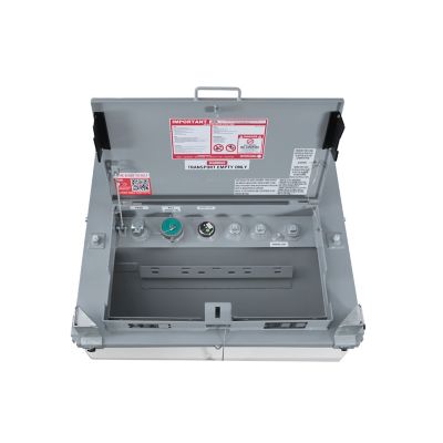 Image showing  243 gal. Steel FuelCube Tank Kit for Gasoline, FCP250 Tank, 115V/12 GPM Pump Kit, Gauge & Emergency Venting Kit