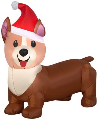 Gemmy Airblown Corgi Dog, G-112289