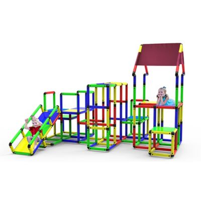 Funphix Giant Gym Modular Playset, Kids Climbing Frame Indoor Outdoor, FPX-MEGA-JG-1