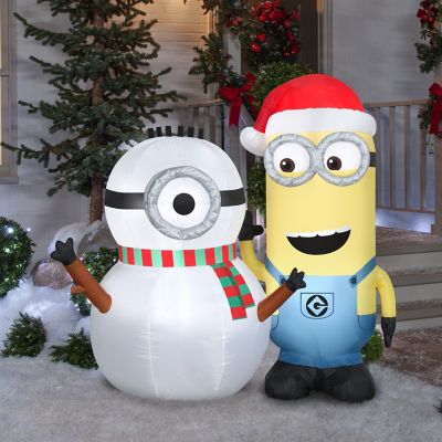 Image showing  Airblown Kevin Building Snowman Inflatable